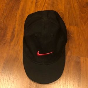 pink and black nike hat